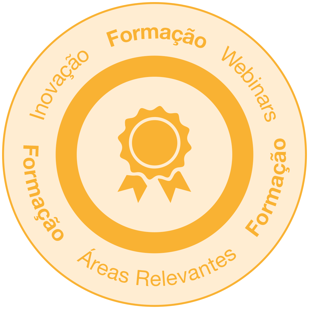 Formação: inovação, webinars e áreas relevantes.